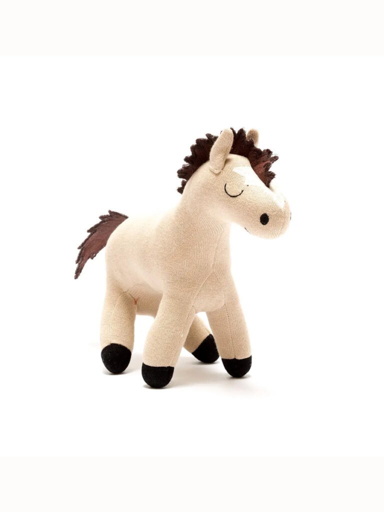 Small Plush Animal Flat Horse