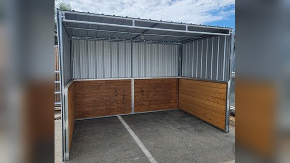 3 Sided Horse Shelter