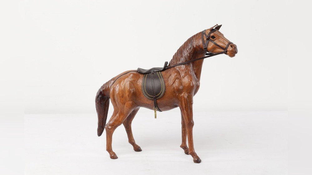Antique Leather Horse