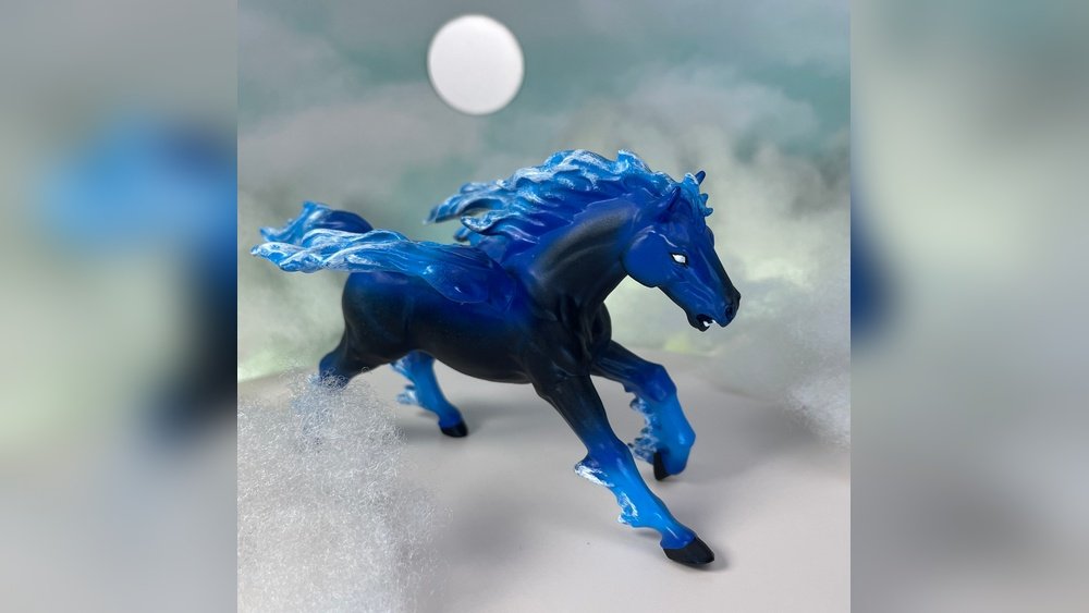 Blue Horse Toy