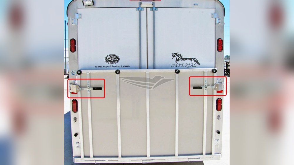 Door Latch for Horse Trailer