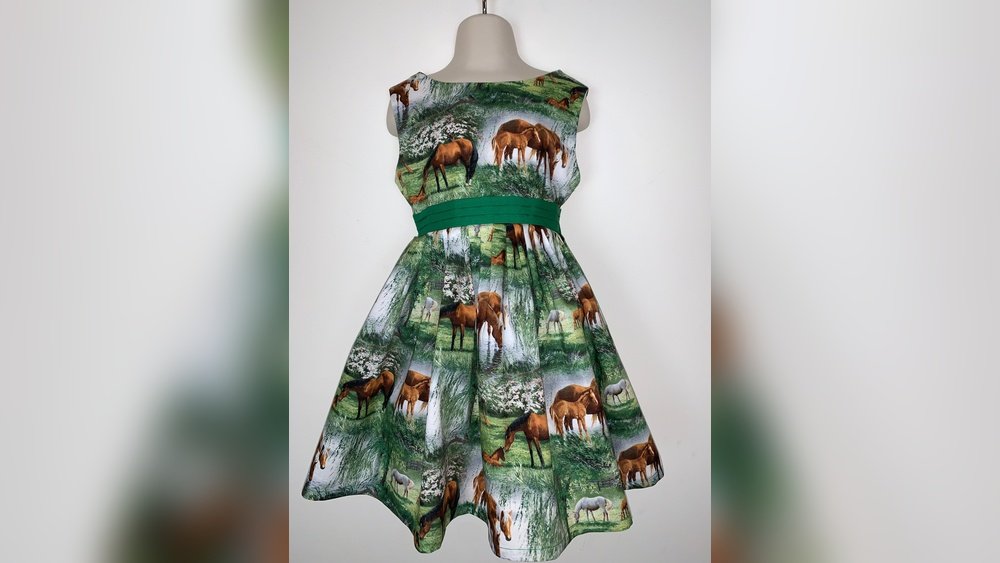 Dress With Horses on It