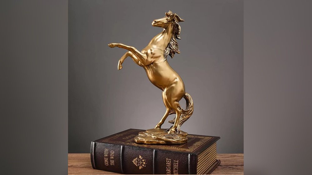 Gold Horse Statue