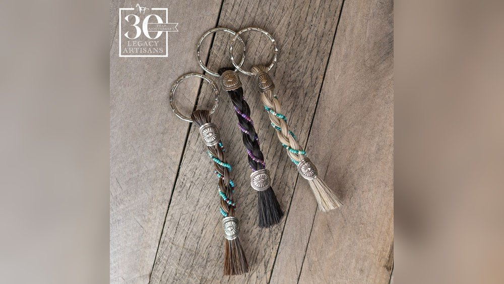 Horse Hair Key Chains