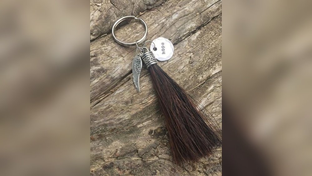 Horse Hair Keychain