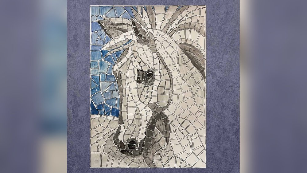 Horse Mosaic