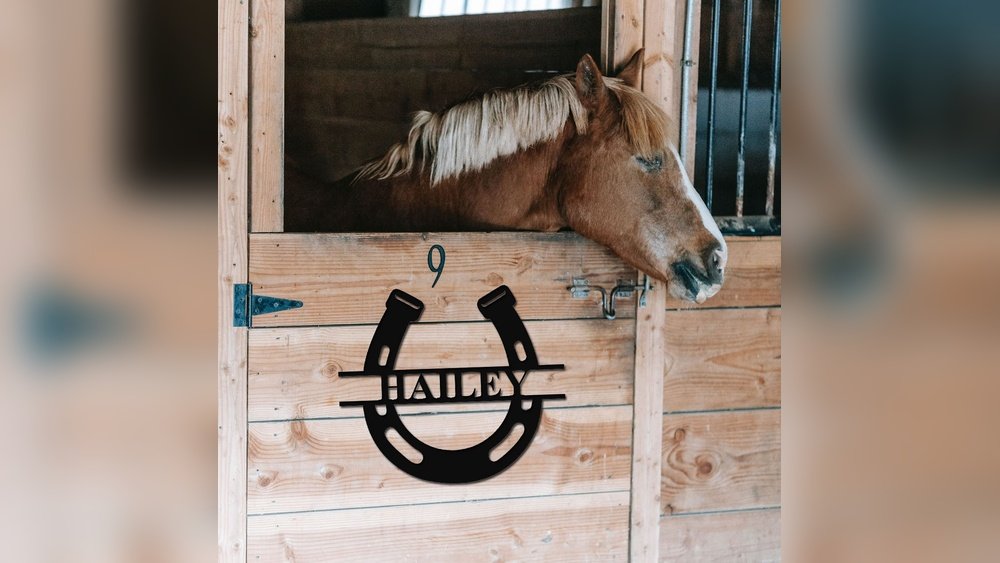 Horse Stall Sign