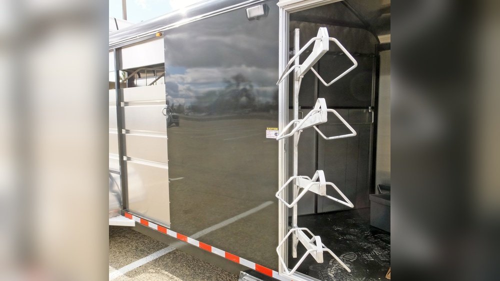Horse Trailer Saddle Rack