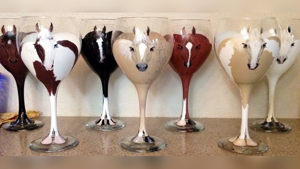 Horse Wine Glasses