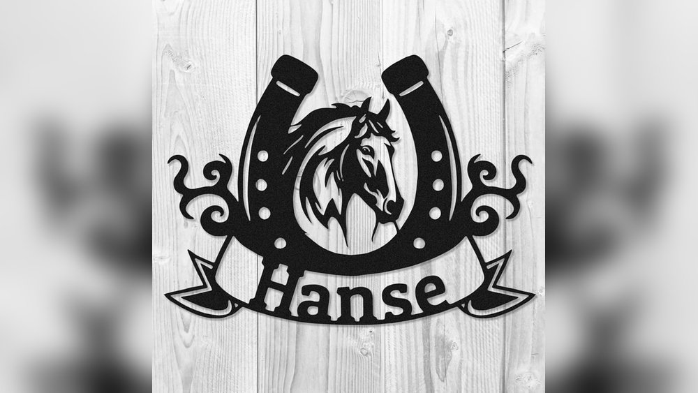 Horseshoe With Horse Head