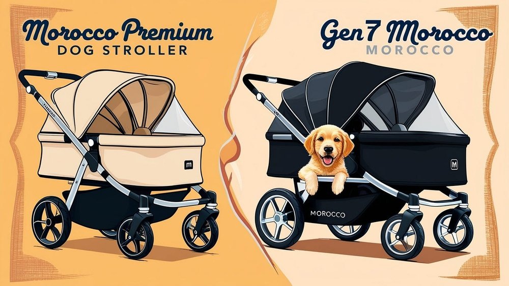 How is Moroco Premium Dog Stroller Different Than Gen7 Moroco
