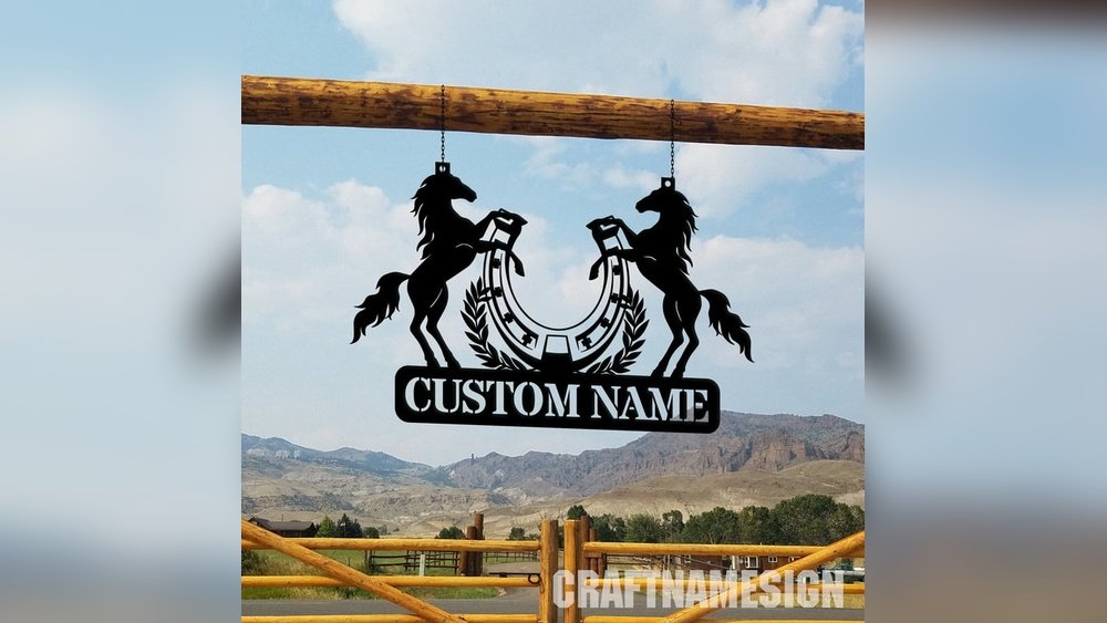 Metal Horse Signs