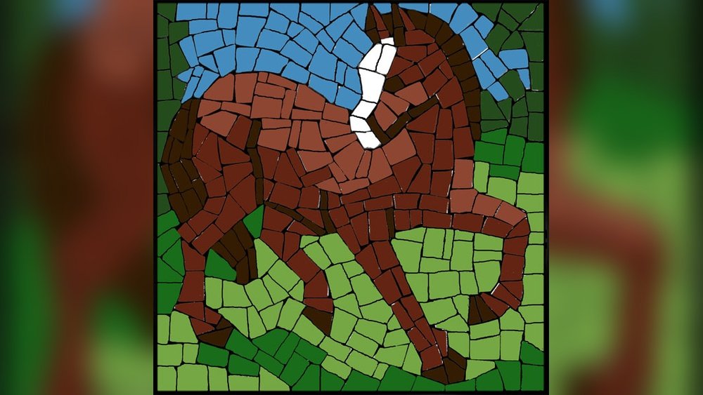 Mosaic Horse
