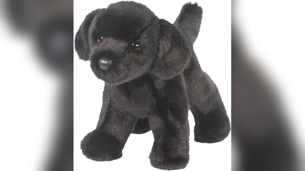 Small Black Dog Stuffed Animal
