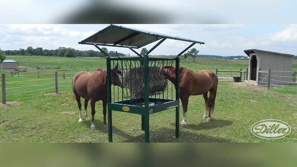 Square Bale Feeder for Horses