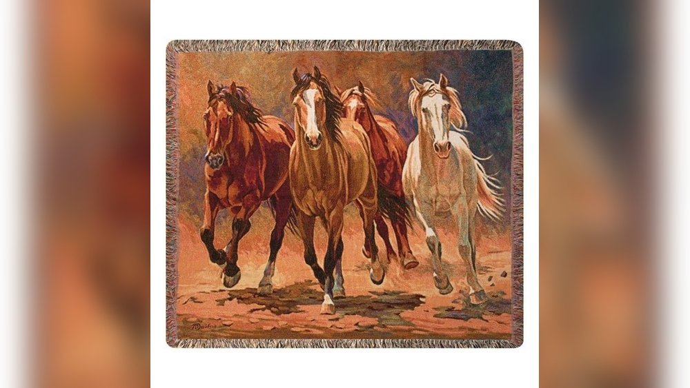 Throw Blanket Horse
