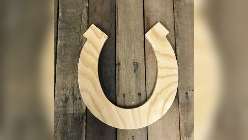 Wooden Horse Shoes